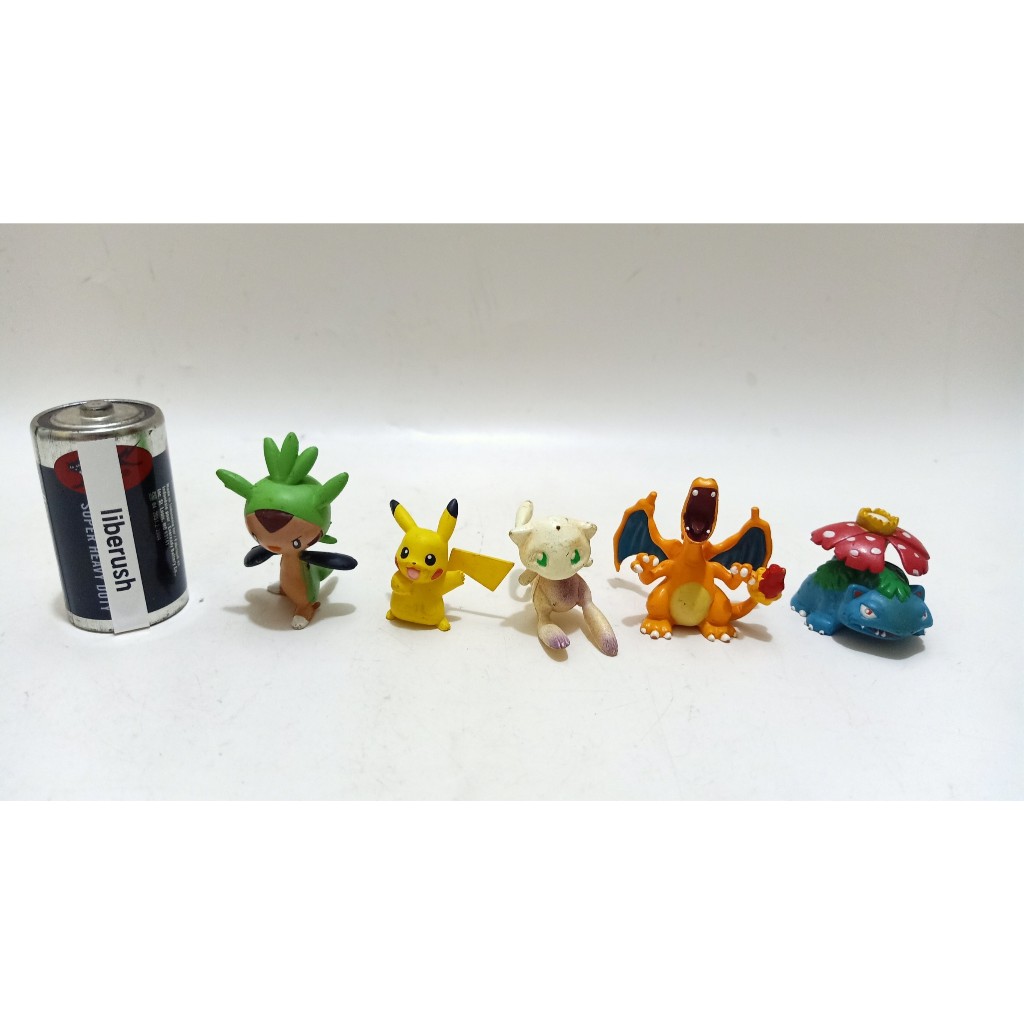 Set tomy nintendo pokemon chespin pikachu charizard bulbasaur figure
