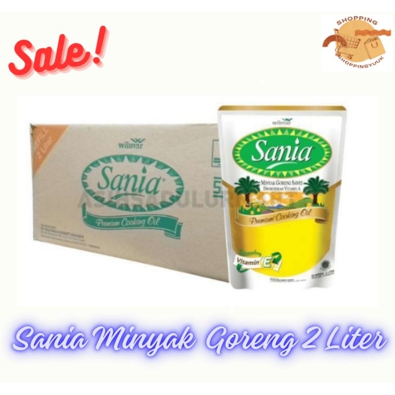 

Sania Minyak Goreng Premium 2 Liter (6 pcs/karton)