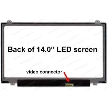 Layar LED LCD Laptop HP 14-AB166 14-AM125TX 14-G102AU 14-R205TU 14-AM 14-G 14.0 Inch 40 Pin HD