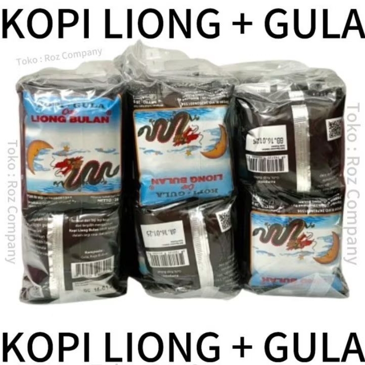 

LIONG GULA KOPI HITAM SACHET 1 PAK 20PCS
