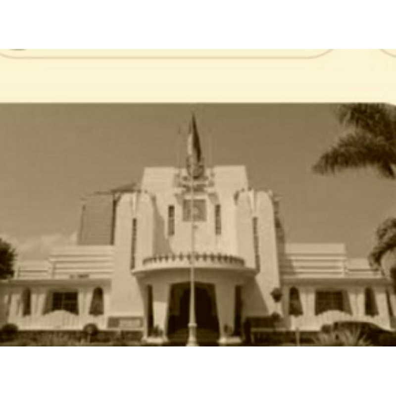miniatur gedung balaikota cirebon bahan kardus maket diorama kerajinan tangan kesenian tugas