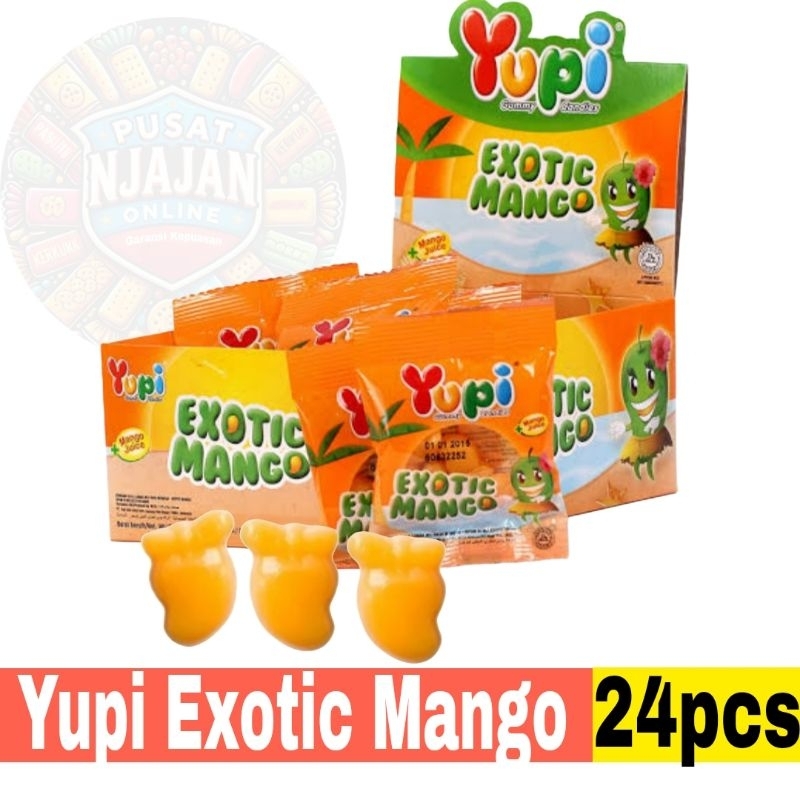 

Yupi Exotic Mango 1 Display Box isi 24pcs