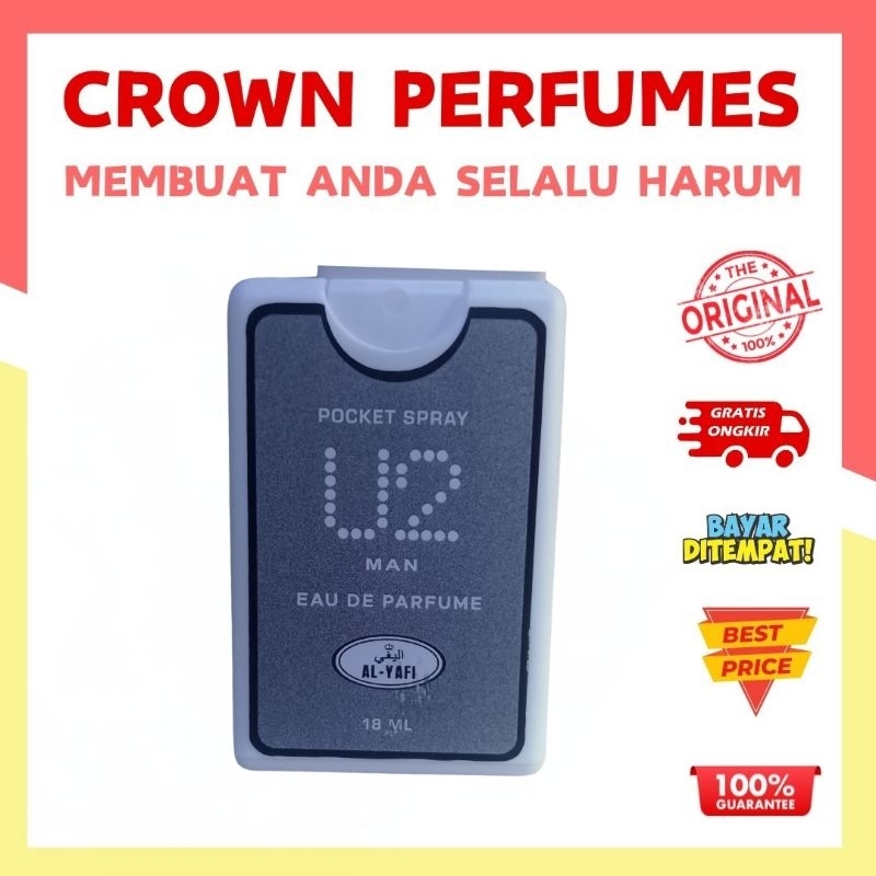Parfum Pocket U2 MAN 18ml - Parfum Pocket Spray U2 man