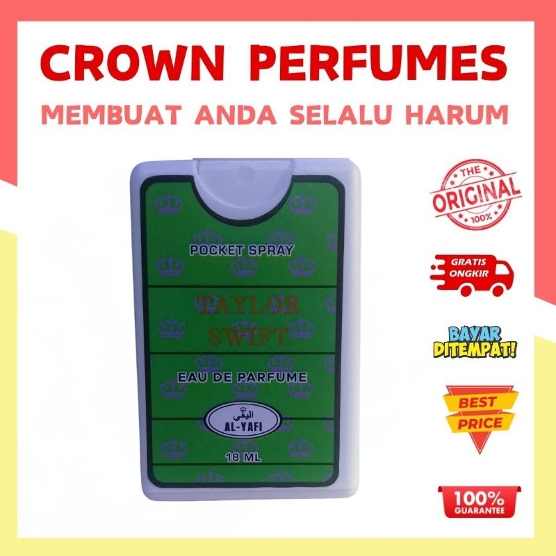 Pocket TAYLOR SWIFT 18ml - Parfum Pocket Spray TAYLOR SWIFT 18ml Original