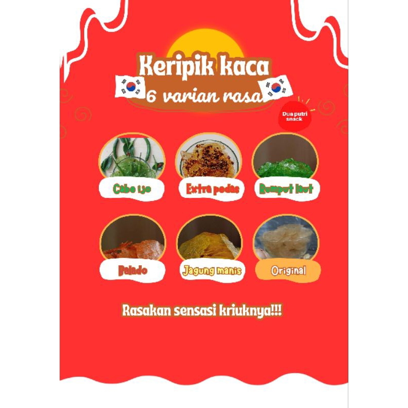 

Keripik Kaca Kirca Beledag Kripik Kripca Beling Camilan Keripca Bledak Pedas Daun Jeruk Kiloan 500gr
