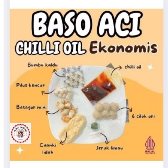 

1 Bungkus Baso Aci Chili Oil Lengkap Per Topingan ny banyakk