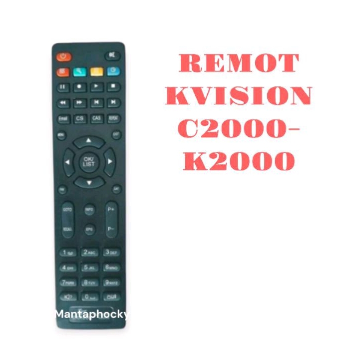 REMOT KVISION C2000-K2000 Remot receiver parabola k-vision bromo C 2000 K2000