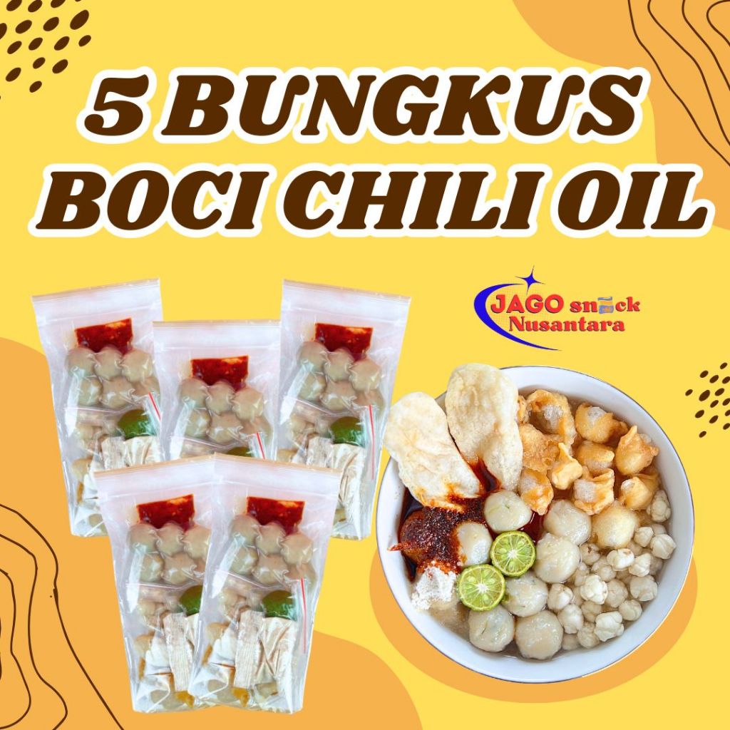 

5 BUNGKUS BASO ACI CHILI OIL INSTAN ORIGINAL KUAH KALDU