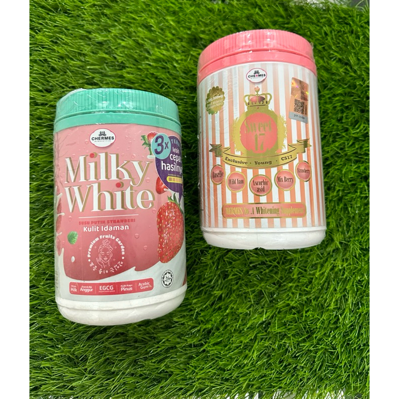 PAKET DOUBLE PENCERAH ( MILKY & KCOLLY SWEET17)