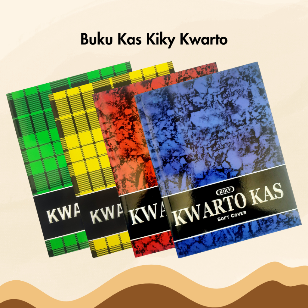 

Buku Kas Kwarto Kiky Isi 80 Lembar Soft Cover Book Daily Cash Flow Keuangan Quarto