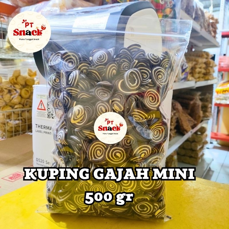 

Kuping gajah mini coklat 500gr manis renyah