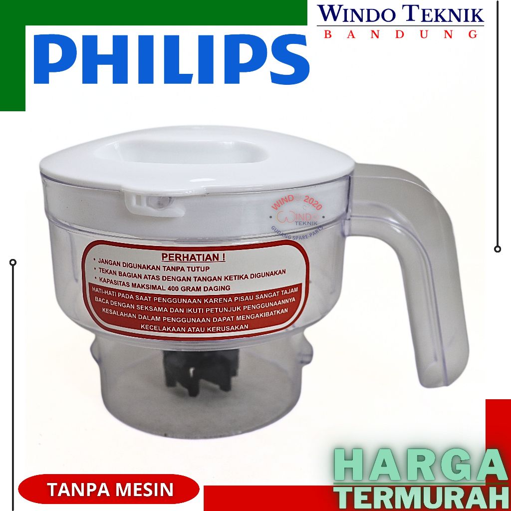 TERBARU CHOPPER DAGING PHILIPS CHOPER GELAS BLENDER PENGGILING DAGING PHILIP HR 2115 HR 2116 HR 2061
