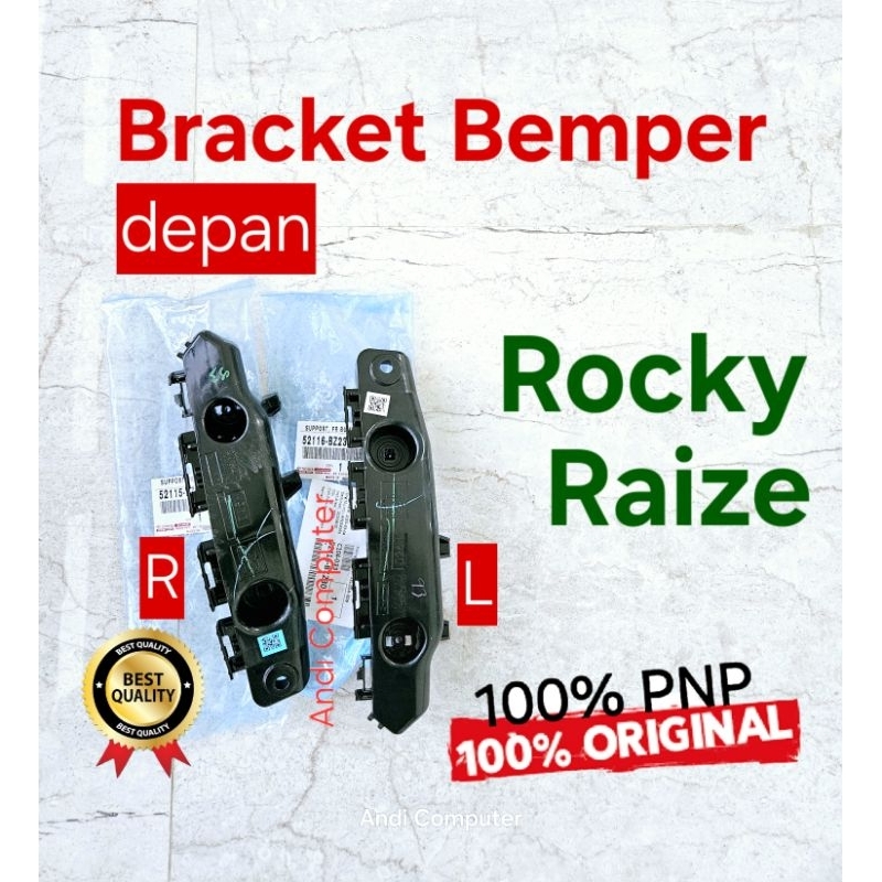 Bracket Breket Bemper Depan Rocky Raize