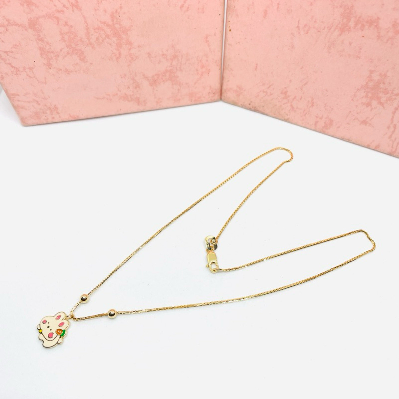 Kalung Anak Emas Asli kadar 375/8k italy lt kelinci