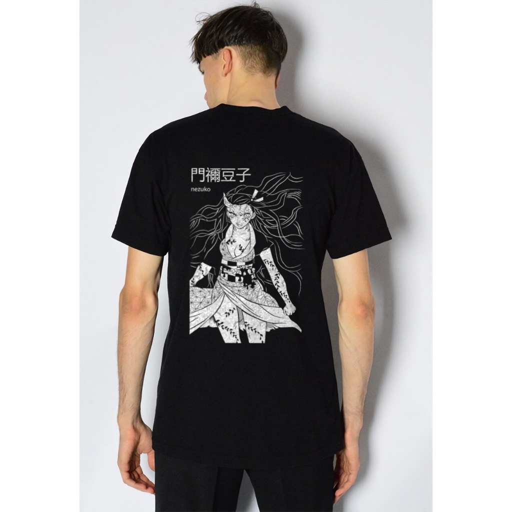 Kaos Desain "Demon Slayer" Nezuko Devil Kaos Keren Untuk Cewek dan Cowok/ Kaos Murah Berkualitas