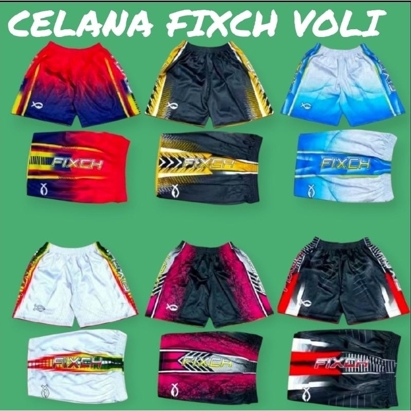 celana fixch tarkam voli full printing pria celana tarkam voli full printing FIXCH tarkam voli