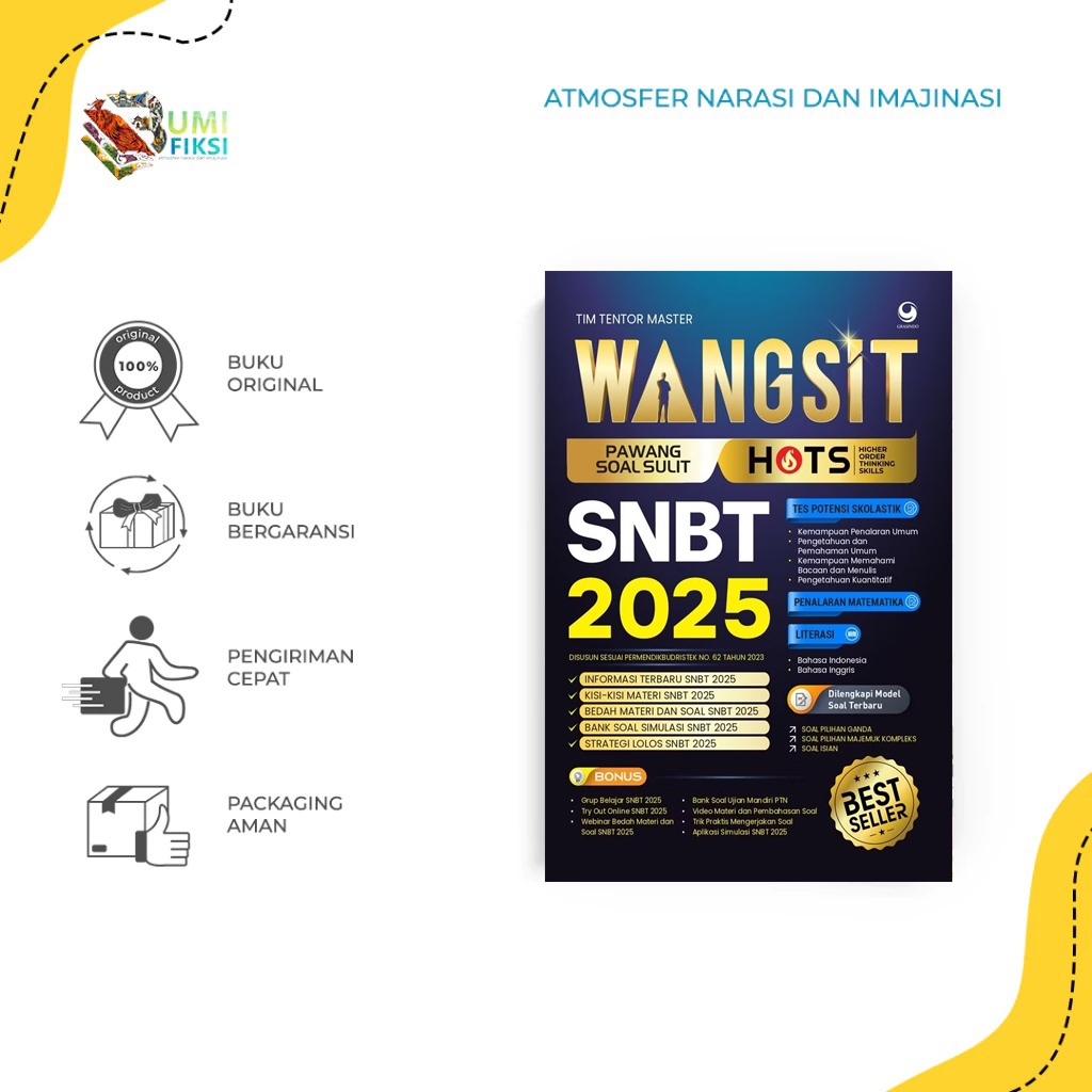 Buku Tes Referensi - WANGSIT (Pawang Soal Sulit) SNBT 2025 - Tim Tentor Master - Gramedia Widiasarna