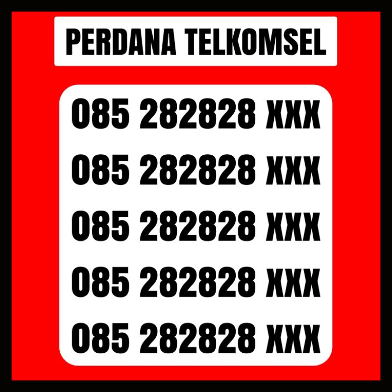 Nomor Cantik Telkomsel Nomor Cantik As Nomor Cantik Simpati Nomor Cantik Loop Perdana As Loop 282828