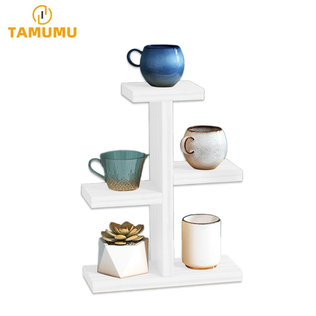 Tamumu Rak Dekorasi Meja Ruang Tamu / Dapur Unik Dan Minimalis