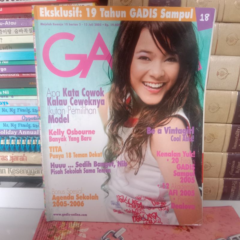 MAJALAH GADIS 18 JULI 2005