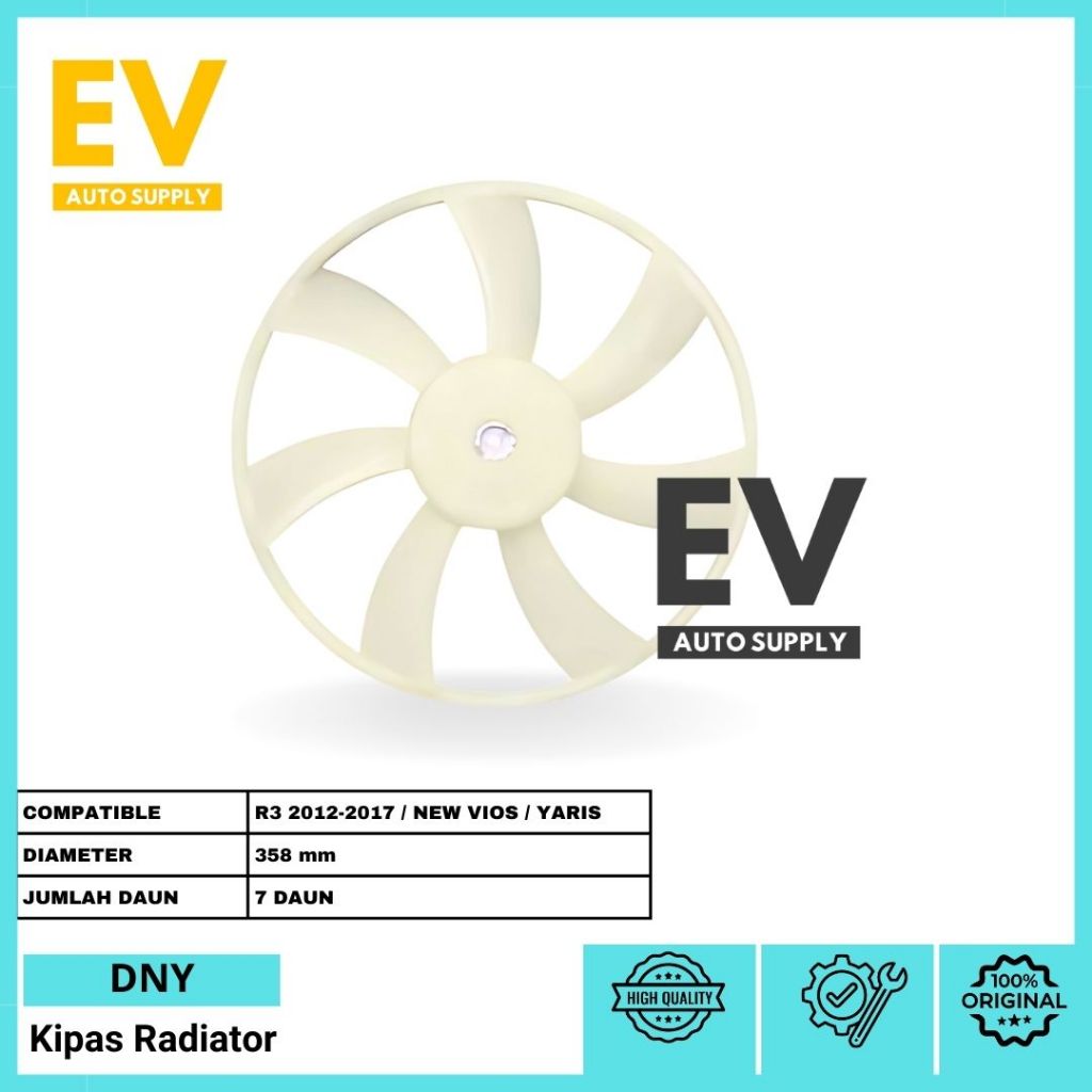 Fan Blade / KIPAS RADIATOR MOBIL Ertiga 2012-17 / New Vios 2007-12 / Yaris 2007-12
