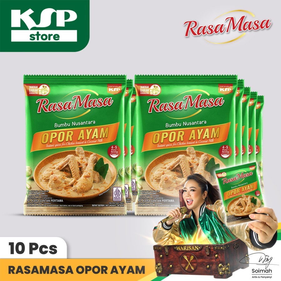 

Bumbu RasaMasa Opor Ayam - 10 pcs