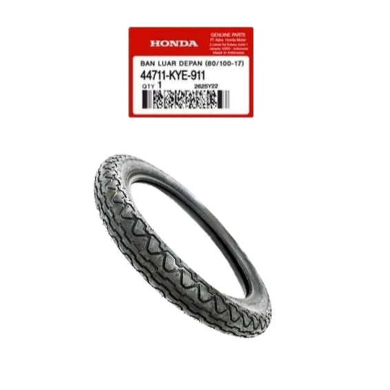 44711-KYE-901 Ban Luar Depan Tire FR 80 100 17 T Motor Honda Mega Pro CB150 Verza