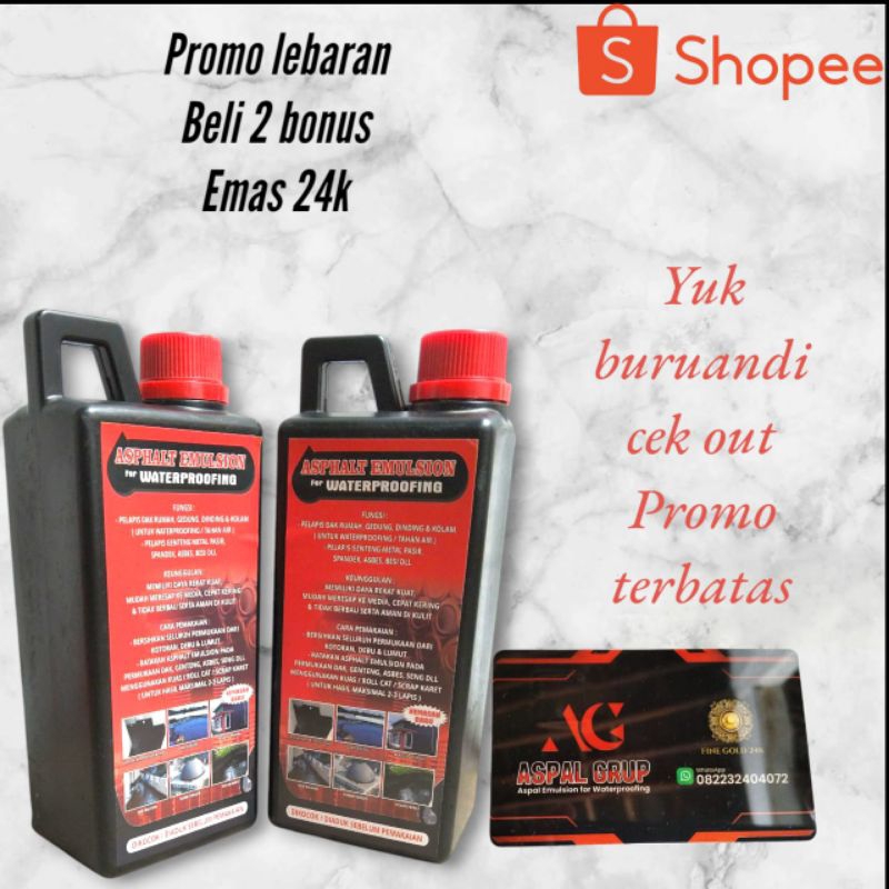 Asphalt emulsion for waterproofing /aspal cair