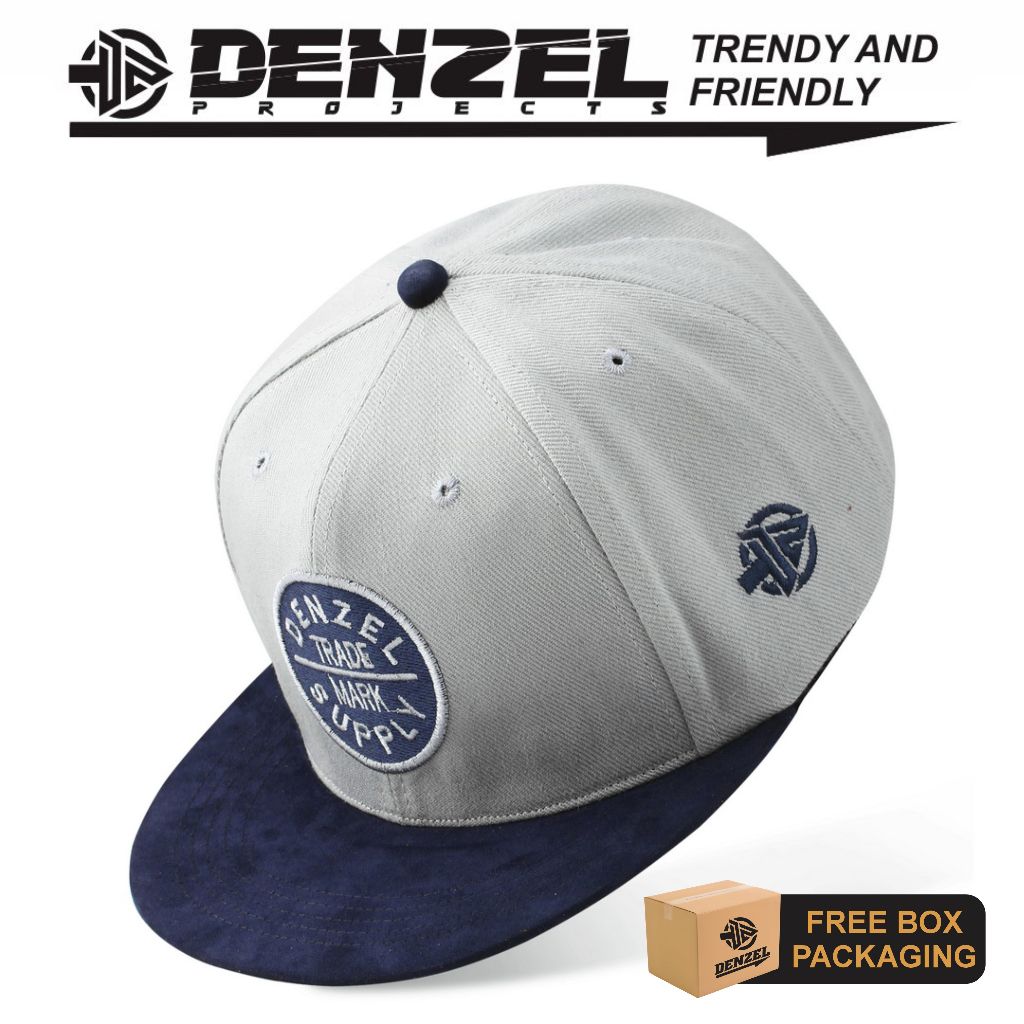 DENZEL Original DZ 12 Topi Snapback Pria - Topi Distro - Topi Hiphop - TOPI Pria - Topi Berkualitas