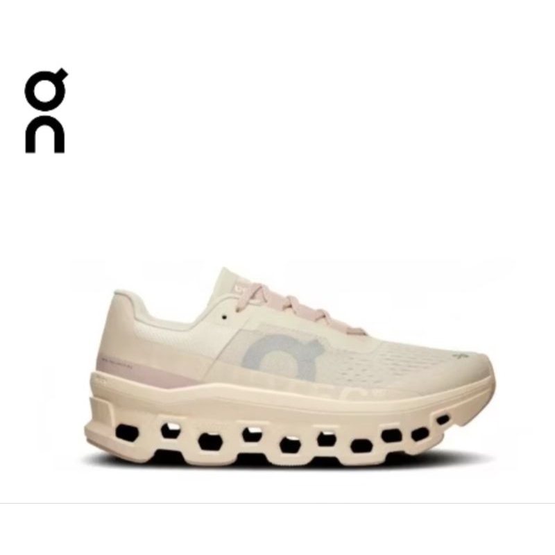 Sepatu On Cloud Monster Women Running Shoes Moon Fawn Beige