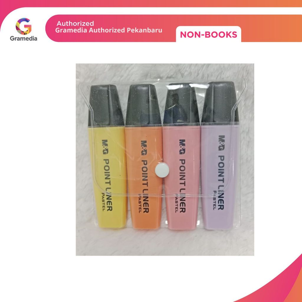 

Gramedia Pekanbaru - M&G AHM215800401F1D CO HIGHLIGHTER PASTEL 4 COLOR SETPASTEL