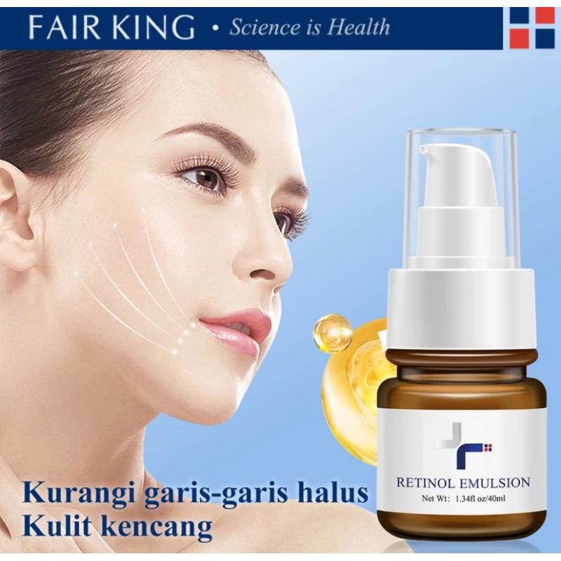 fair king retinol serum preloved kondisi 98%