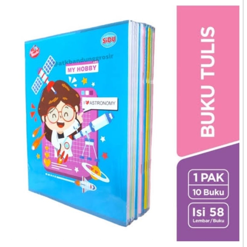 

(24 Pak/32 Pak) Buku Sidu 58 Lembar/Sidu 38/Sidu Kraft Kartonan Khusus Instant/Sameday