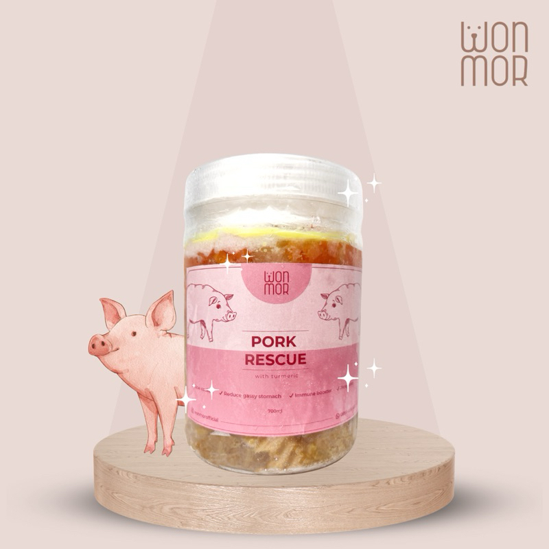 

WONMOR Pork Rescue 700ML - Soup Kaldu Babi untuk Anjing