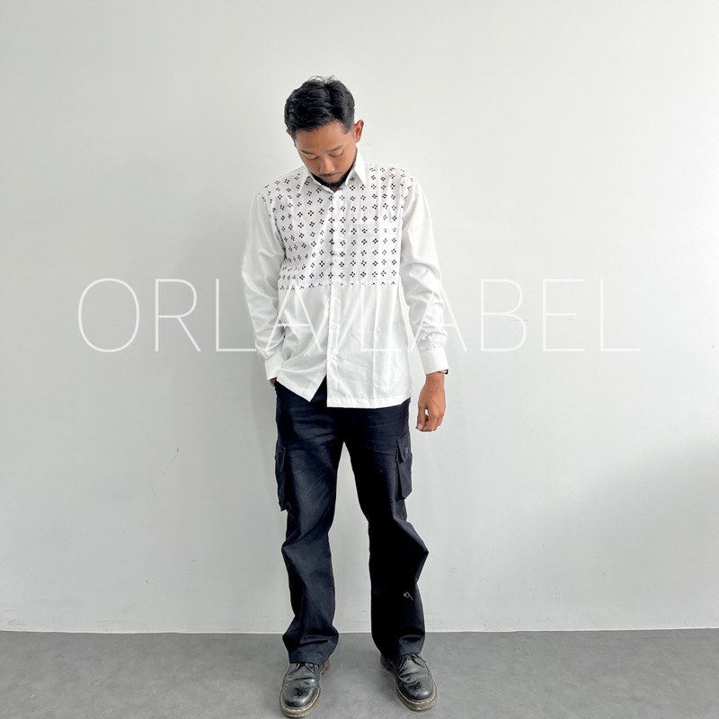 (READYSTOCK) KEMEJA BATIK KOMBINASI / baju cowok batik / baju kondangan / baju kondangan formal / ba