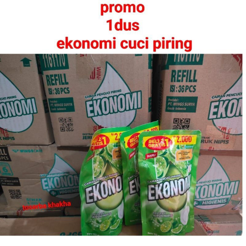 Ekonomi pencuci piring 1 Dus