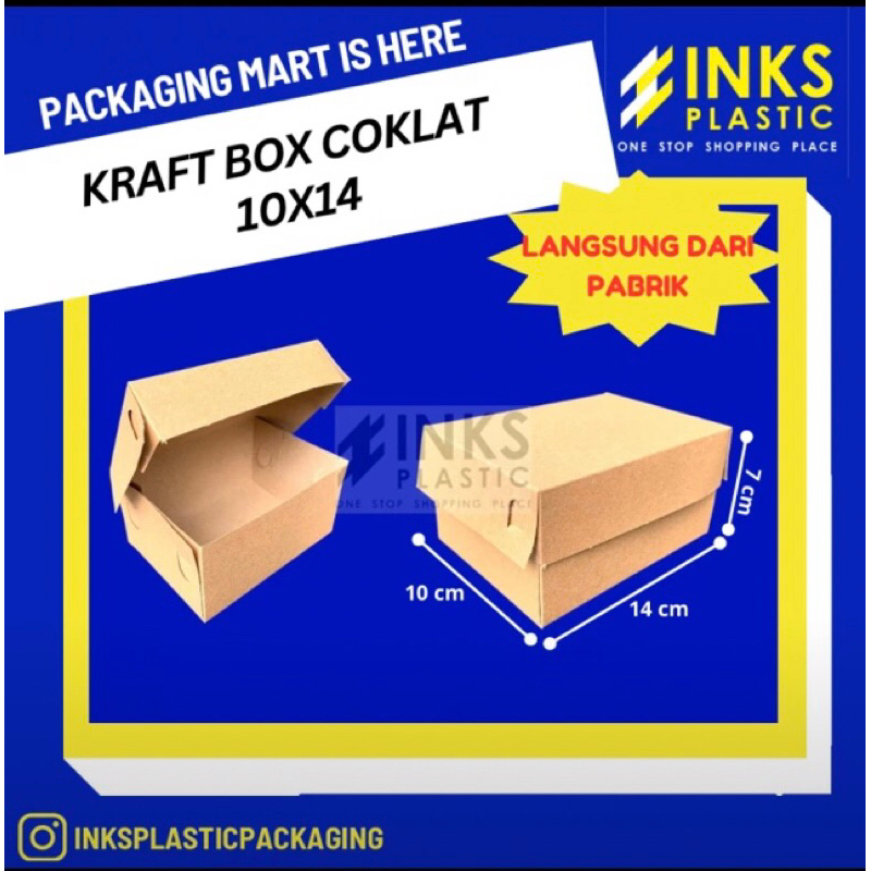 

KRAFT 10x14 BOX SNACK AQUA (10)