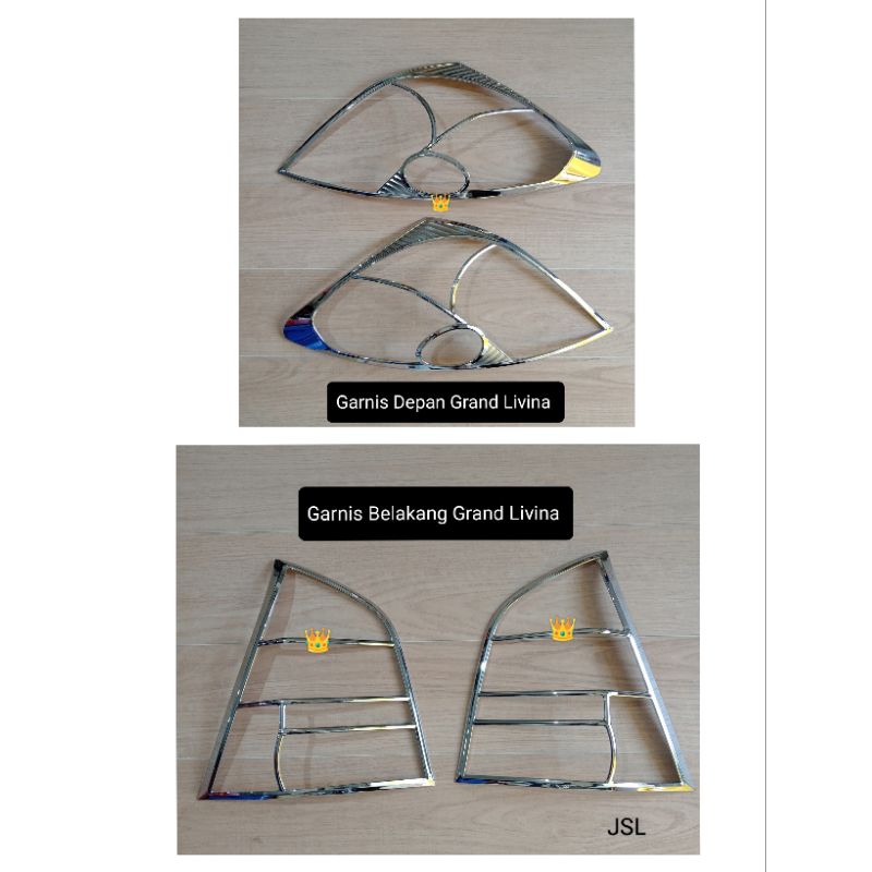 Cover Garnis Lampu Depan, Belakang Grand Livina JSL / Garnis lampu belakang Grand Livina / Garnis de