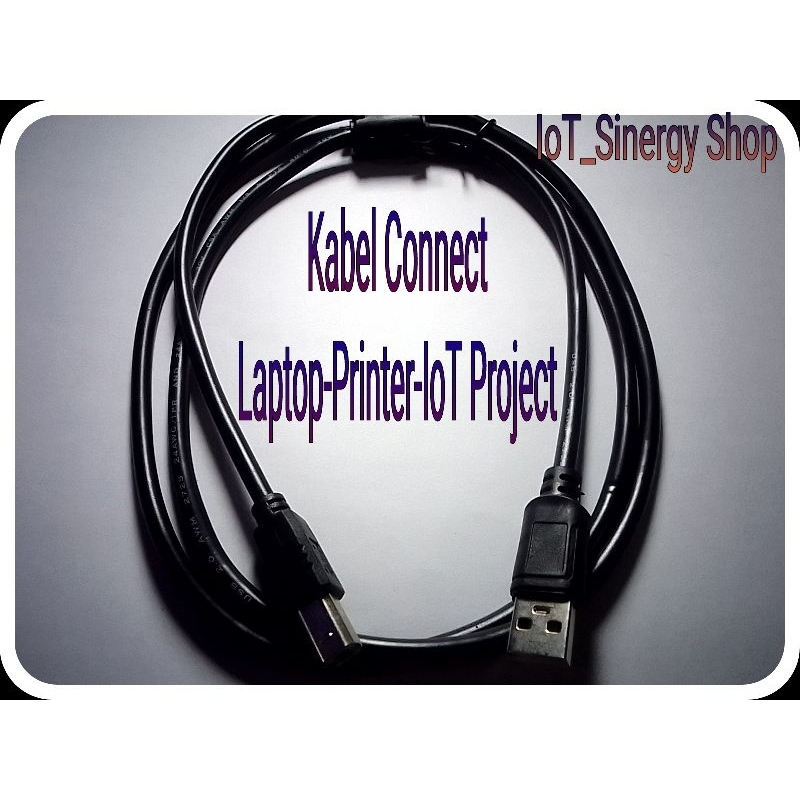 KABEL CONNECT LAPTOP-PRINTER-PROJECT IOT