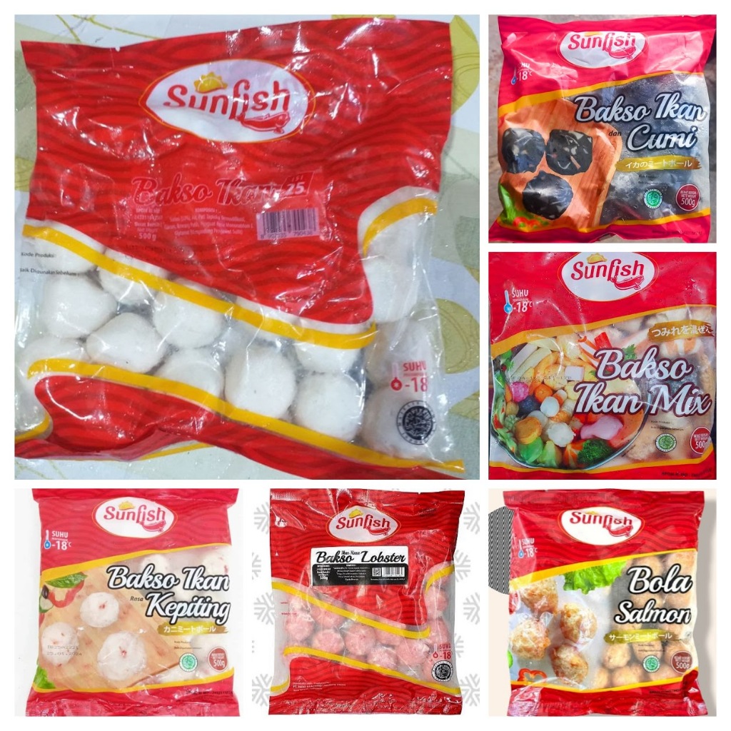 

Sunfish Bakso Seafood Series | Bakso Ikan, Cumi, Ikan Mix, Kepiting, Lobster, Salmon 500gr