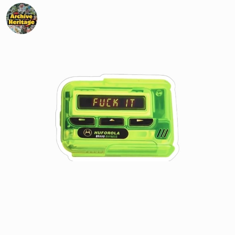 

sticker HuF Huforola 7*ck it stiker streetwear