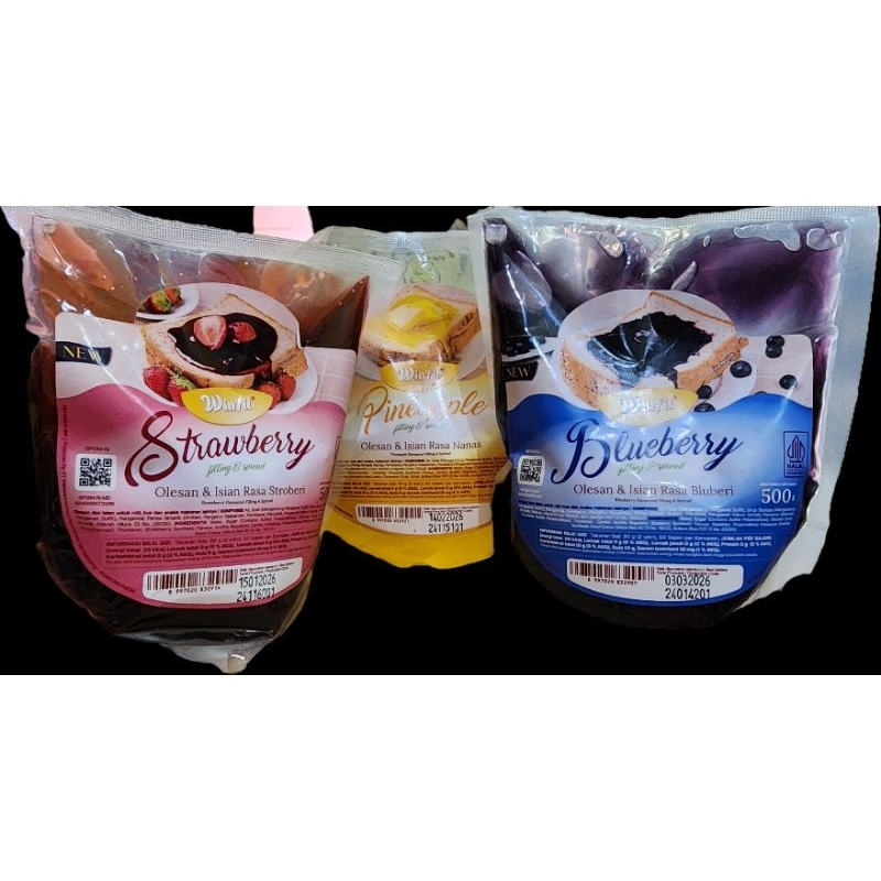 

Selai Blueberry/Strawberry/Nanas Winfil - 500g