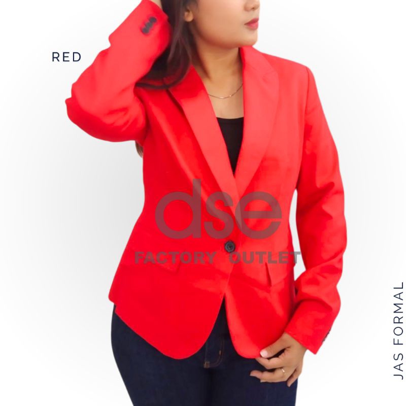 BLAZER WANITA MERAH