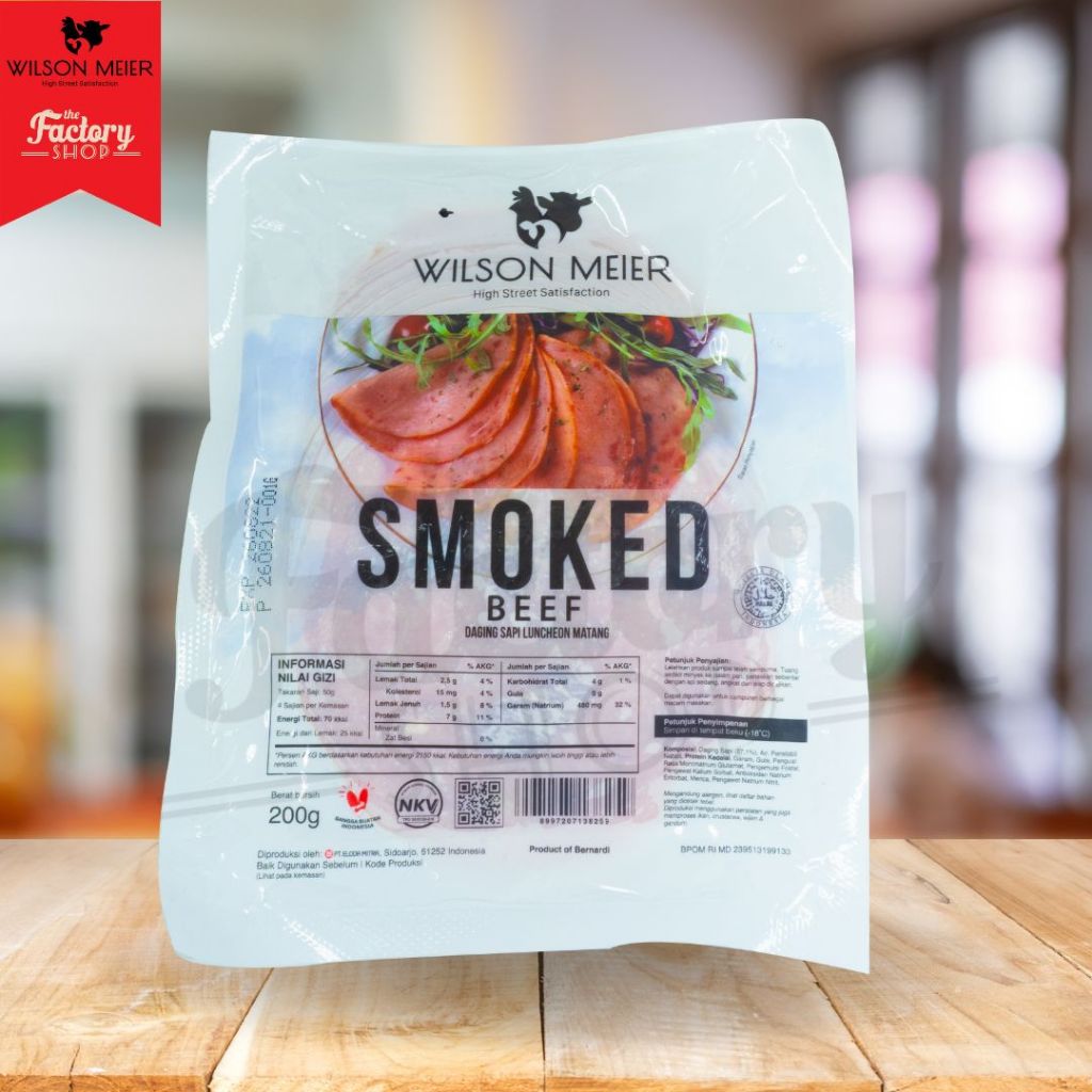 

Wilson Meier Smoked Beef 200gr