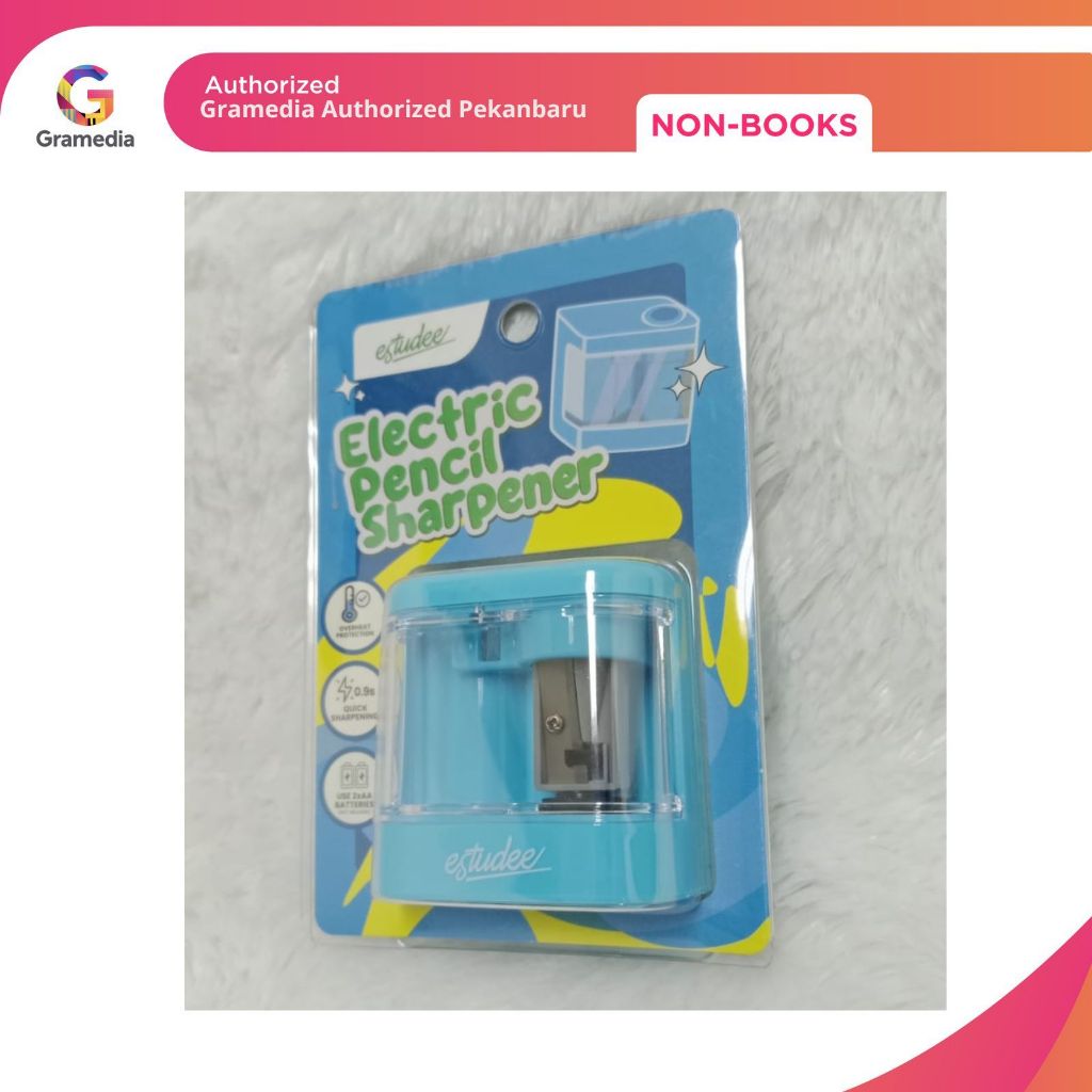 

Gramedia Pekanbaru - ESTUDEE ELECTRIC PENCIL SHARPENER BLUE RS-032