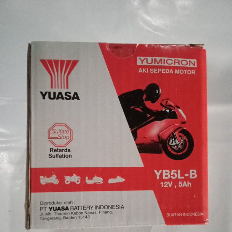 AKI YUASA YB5L-B / AKI BASAH YUASA YB5L-B.