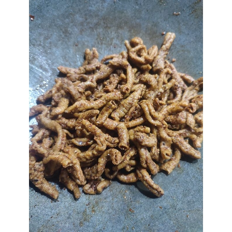 

kripik usus oryginal gurih renyah pedas, 200gram 500gram, 1kg.