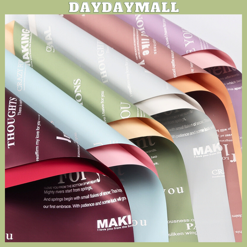 

20 LEMBAR Flower Wrapping Paper Kertas Buket Bunga Florist 6017