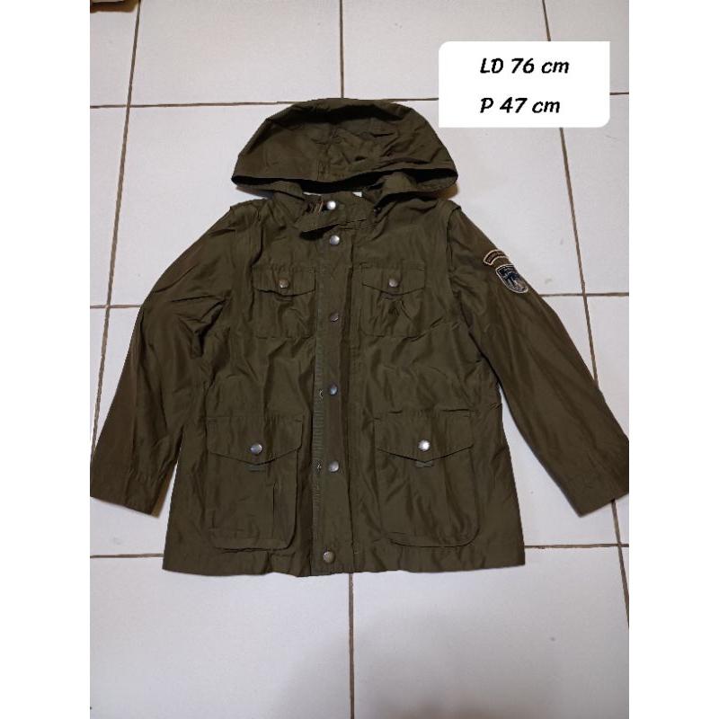 Beanpole Outdoor Parka Hijau Army Anak
