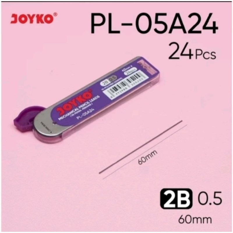 

Isi Pensil Mekanik Joyko 0,5 mm isi 24 Pcs